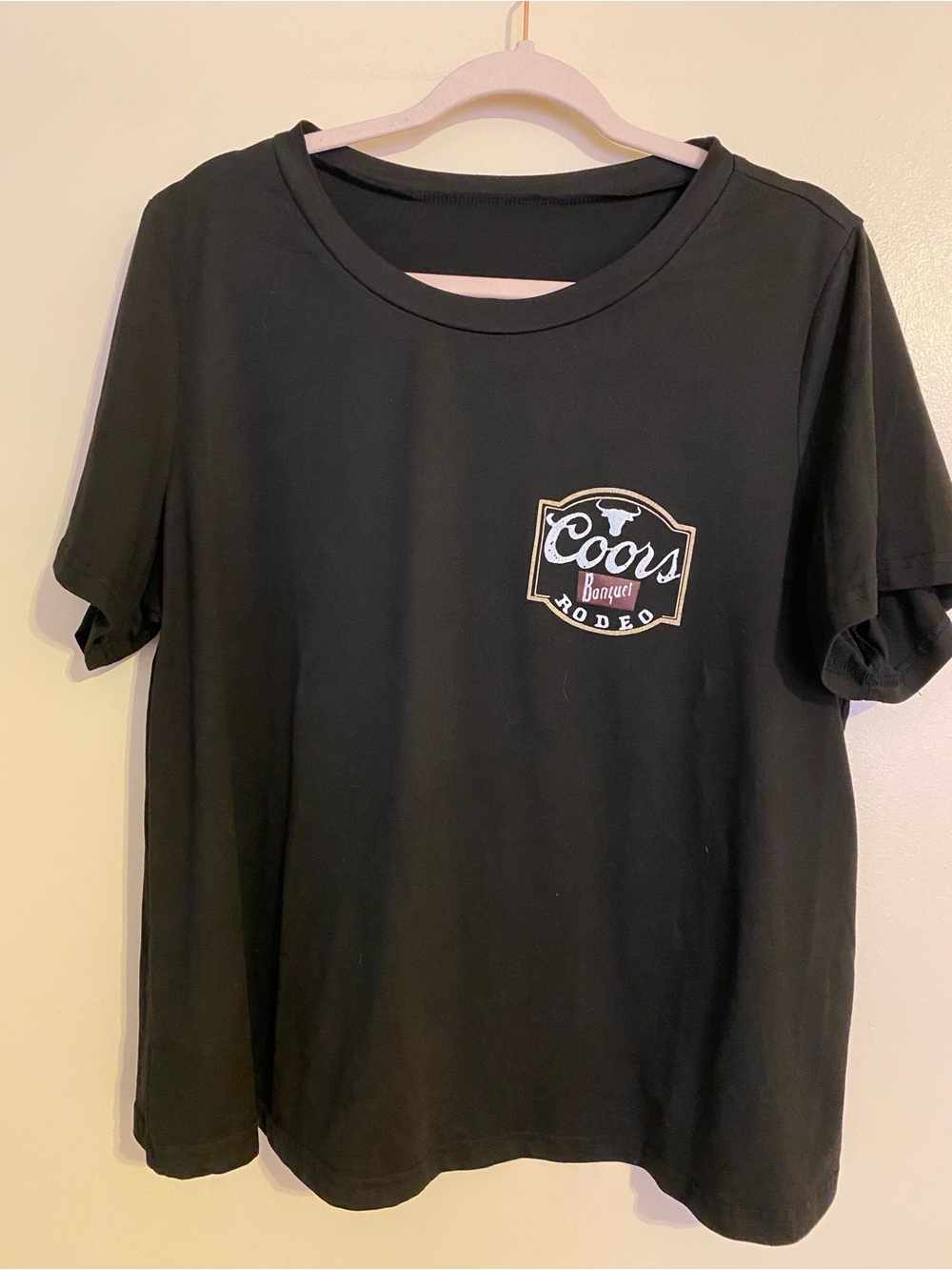 Women’s Coors Rodeo Black Tee Shirt